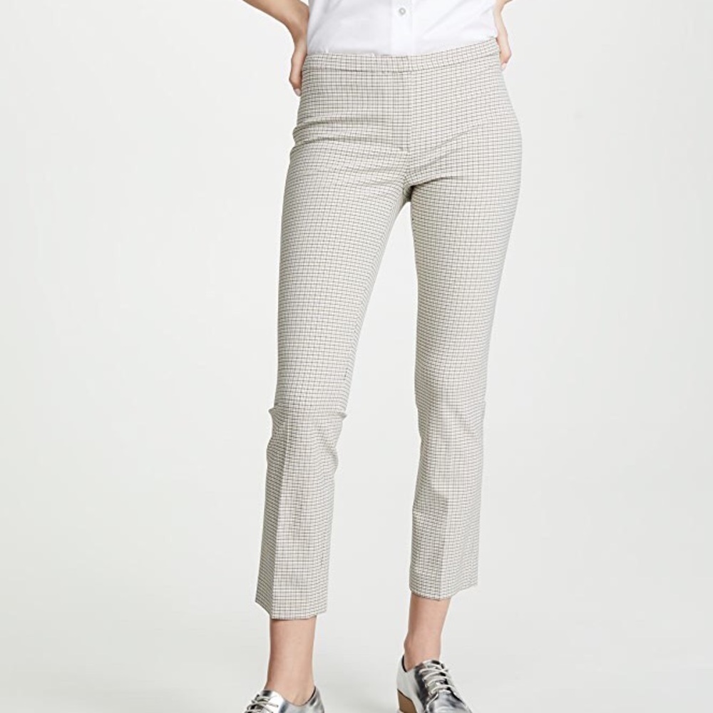 Office Siren Theory Classic Plaid Capri Pants - size 0